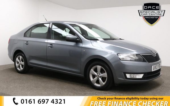 Used 2013 GREY SKODA RAPID Hatchback 1.2 SE TSI 5d 85 BHP (reg. 2013-08-02) for sale in Whitefield