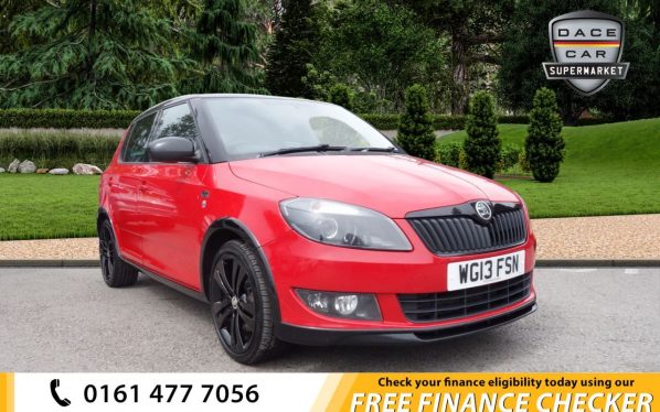 Used 2013 RED SKODA FABIA Hatchback 1.6 MONTE CARLO TECH TDI CR 5d 105 BHP (reg. 2013-06-29) for sale in Royton