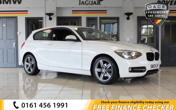 Used 2013 WHITE BMW 1 SERIES Hatchback 1.6 116I SPORT 3d 135 BHP (reg. 2013-03-01) for sale in Hazel Grove