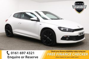 Used 2013 WHITE VOLKSWAGEN SCIROCCO Coupe 2.0 R LINE TDI 2d 175 BHP (reg. 2013-03-11) for sale in Whitefield