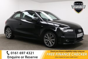 Used 2014 BLACK AUDI A1 Hatchback 1.4 TFSI S LINE STYLE EDITION 3d 121 BHP (reg. 2014-11-26) for sale in Whitefield