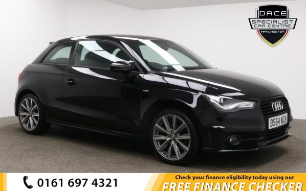 Used 2014 BLACK AUDI A1 Hatchback 1.4 TFSI S LINE STYLE EDITION 3d 121 BHP (reg. 2014-11-26) for sale in Whitefield