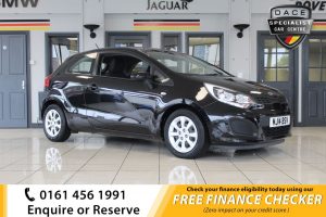 Used 2014 BLACK KIA RIO Hatchback 1.2 1 3d 83 BHP (reg. 2014-04-19) for sale in Hazel Grove