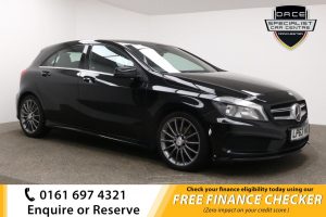 Used 2014 BLACK MERCEDES-BENZ A-CLASS Hatchback 1.5 A180 CDI BLUEEFFICIENCY AMG SPORT 5d 109 BHP (reg. 2014-02-21) for sale in Whitefield