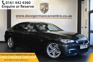 Used 2014 GREY BMW 5 SERIES Saloon 3.0 530D M SPORT 4d AUTO 255 BHP (reg. 2014-07-31) for sale in Hale