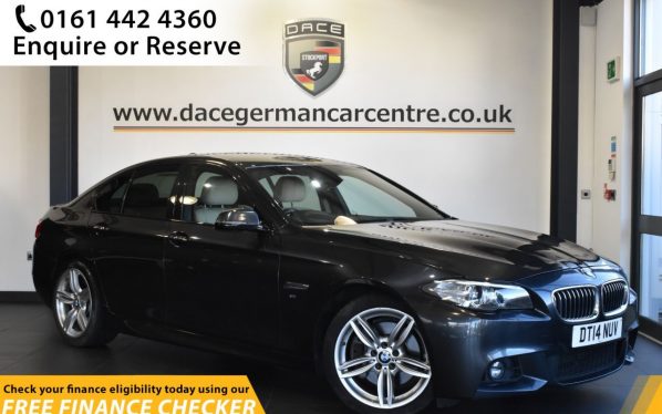 Used 2014 GREY BMW 5 SERIES Saloon 3.0 530D M SPORT 4d AUTO 255 BHP (reg. 2014-07-31) for sale in Hale