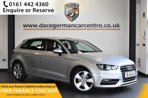 Used 2014 SILVER AUDI A3 Hatchback 1.4 TFSI SPORT 5d AUTO 121 BHP (reg. 2014-05-24) for sale in Hale