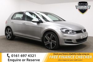 Used 2014 SILVER VOLKSWAGEN GOLF Hatchback 1.6 SE TDI BLUEMOTION TECHNOLOGY DSG 5d 103 BHP (reg. 2014-03-15) for sale in Whitefield