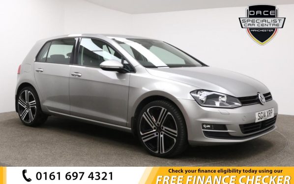 Used 2014 SILVER VOLKSWAGEN GOLF Hatchback 1.6 SE TDI BLUEMOTION TECHNOLOGY DSG 5d 103 BHP (reg. 2014-03-15) for sale in Whitefield