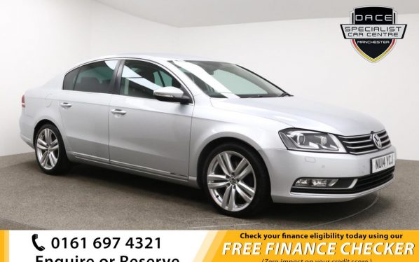 Used 2014 SILVER VOLKSWAGEN PASSAT Saloon 2.0 EXECUTIVE STYLE TDI BMT 4d 139 BHP (reg. 2014-04-30) for sale in Whitefield