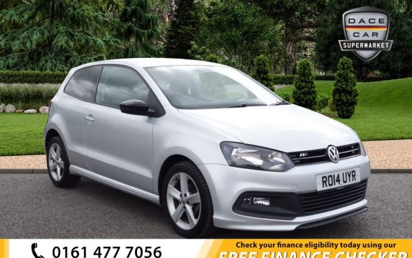 Used 2014 SILVER VOLKSWAGEN POLO Hatchback 1.2 R-LINE STYLE AC 3d 60 BHP (reg. 2014-04-16) for sale in Royton