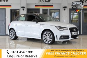 Used 2014 WHITE AUDI A1 Hatchback 1.4 SPORTBACK TFSI S LINE STYLE EDITION 5d AUTO 121 BHP (reg. 2014-12-23) for sale in Hazel Grove