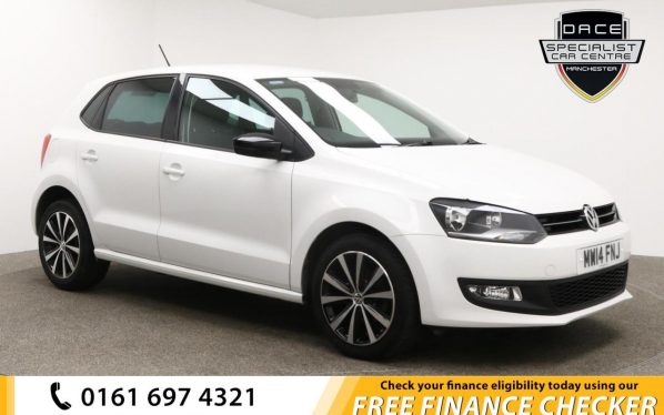 Used 2014 WHITE VOLKSWAGEN POLO Hatchback 1.2 MATCH EDITION 5d 59 BHP (reg. 2014-06-28) for sale in Whitefield