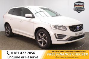 Used 2014 WHITE VOLVO XC60 Estate 2.4 D5 R-DESIGN LUX NAV AWD 5d AUTO 212 BHP (reg. 2014-10-14) for sale in Royton