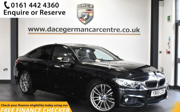 Used 2015 BLACK BMW 4 SERIES GRAN COUPE Coupe 2.0 420D XDRIVE M SPORT AUTO 4DR 188 BHP (reg. 2015-12-23) for sale in Hale