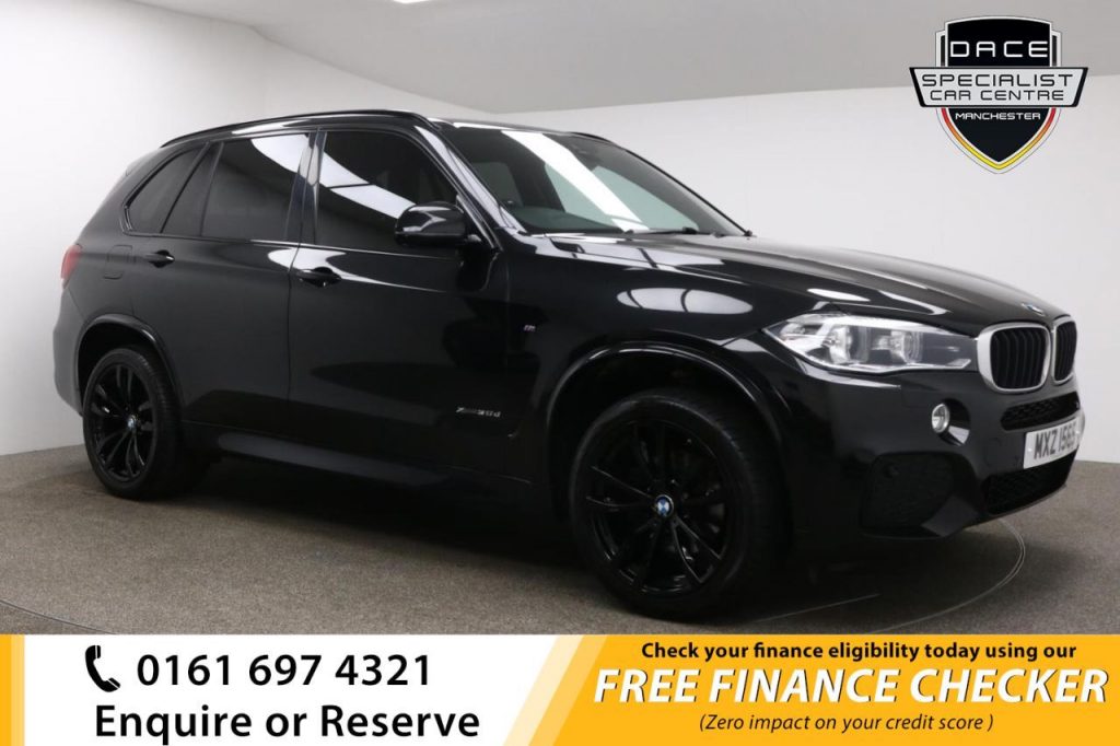 Used 2015 BLACK BMW X5 4x4 3.0 XDRIVE30D M SPORT 5d AUTO 255 BHP 7 SEATS (reg. 2015-10-14) for sale in Whitefield