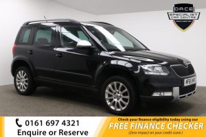 Used 2015 BLACK SKODA YETI OUTDOOR Hatchback 2.0 SE BUSINESS TDI SCR 5d 109 BHP (reg. 2015-09-30) for sale in Whitefield