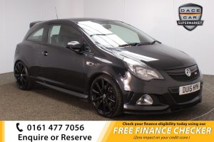 Used 2015 BLACK VAUXHALL CORSA Hatchback 1.6 VXR CLUB SPORT 3d 207 BHP (reg. 2015-03-24) for sale in Royton