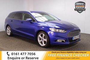 Used 2015 BLUE FORD MONDEO Estate 2.0 TITANIUM TDCI 5d AUTO 148 BHP (reg. 2015-12-11) for sale in Royton