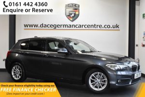 Used 2015 GREY BMW 1 SERIES Hatchback 1.5 116D ED PLUS 5DR 114 BHP (reg. 2015-09-30) for sale in Hale