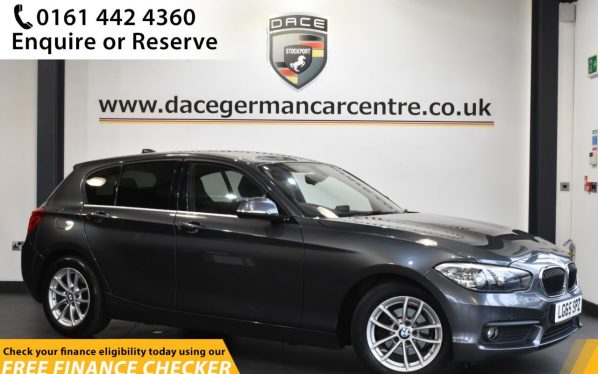 Used 2015 GREY BMW 1 SERIES Hatchback 1.5 116D ED PLUS 5DR 114 BHP (reg. 2015-09-30) for sale in Hale