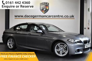 Used 2015 GREY BMW 5 SERIES Saloon 3.0 530D M SPORT 4d AUTO 255 BHP (reg. 2015-08-07) for sale in Hale