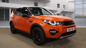 Used 2015 ORANGE LAND ROVER DISCOVERY SPORT Estate 2.2 SD4 HSE LUXURY 5d AUTO 190 BHP (reg. 2015-07-29) for sale in Royton