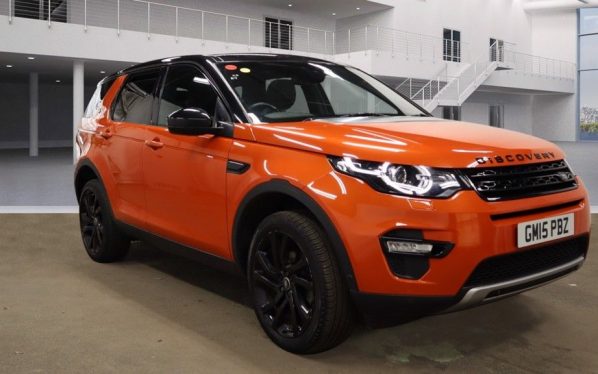 Used 2015 ORANGE LAND ROVER DISCOVERY SPORT Estate 2.2 SD4 HSE LUXURY 5d AUTO 190 BHP (reg. 2015-07-29) for sale in Royton