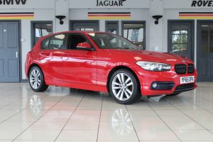 Used 2015 RED BMW 1 SERIES Hatchback 1.5 116D SPORT 5d 114 BHP (reg. 2015-11-06) for sale in Hazel Grove