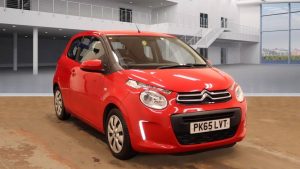 Used 2015 RED CITROEN C1 Hatchback 1.0 FEEL 3d 68 BHP (reg. 2015-09-30) for sale in Royton