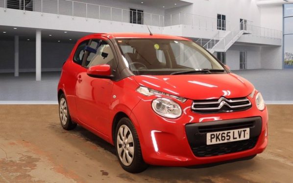 Used 2015 RED CITROEN C1 Hatchback 1.0 FEEL 3d 68 BHP (reg. 2015-09-30) for sale in Royton