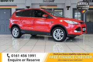 Used 2015 RED FORD KUGA Hatchback 2.0 TITANIUM X SPORT TDCI 5d 177 BHP (reg. 2015-06-03) for sale in Hazel Grove