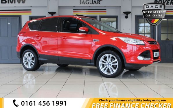 Used 2015 RED FORD KUGA Hatchback 2.0 TITANIUM X SPORT TDCI 5d 177 BHP (reg. 2015-06-03) for sale in Hazel Grove
