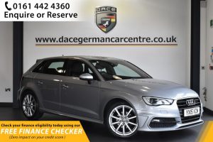 Used 2015 SILVER AUDI A3 Hatchback 2.0 TDI S LINE 5d AUTO 148 BHP (reg. 2015-05-29) for sale in Hale