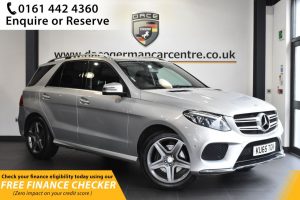 Used 2015 SILVER MERCEDES-BENZ GLE-CLASS Estate 3.0 GLE 350 D 4MATIC AMG LINE 5d 255 BHP (reg. 2015-12-15) for sale in Hale