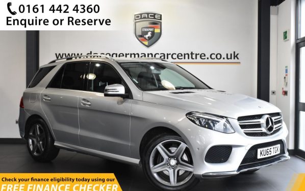 Used 2015 SILVER MERCEDES-BENZ GLE-CLASS Estate 3.0 GLE 350 D 4MATIC AMG LINE 5d 255 BHP (reg. 2015-12-15) for sale in Hale