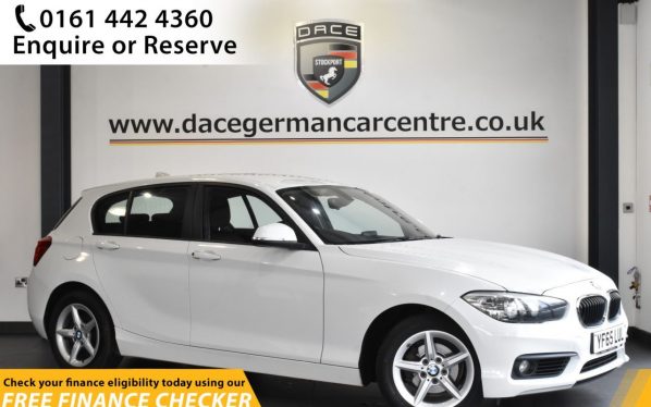 Used 2015 WHITE BMW 1 SERIES Hatchback 2.0 118D SE 5d AUTO 147 BHP (reg. 2015-11-26) for sale in Hale