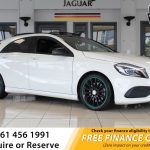 Used 2015 WHITE MERCEDES-BENZ A-CLASS Hatchback 2.1 A 220 D 4MATIC MOTORSPORT EDITION PREM 5d AUTO 174 BHP (reg. 2015-12-17) for sale in A6 Trade