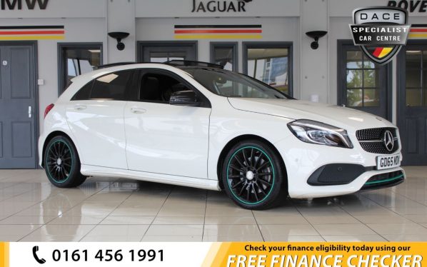 Used 2015 WHITE MERCEDES-BENZ A-CLASS Hatchback 2.1 A 220 D 4MATIC MOTORSPORT EDITION PREM 5d AUTO 174 BHP (reg. 2015-12-17) for sale in A6 Trade