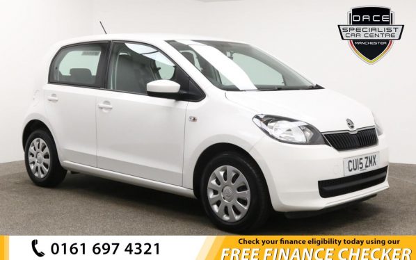 Used 2015 WHITE SKODA CITIGO Hatchback 1.0 SE 12V 5d 59 BHP (reg. 2015-03-06) for sale in Whitefield