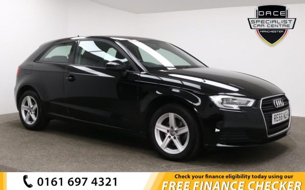Used 2016 BLACK AUDI A3 Hatchback 1.6 TDI SE 3d 109 BHP (reg. 2016-10-19) for sale in Whitefield