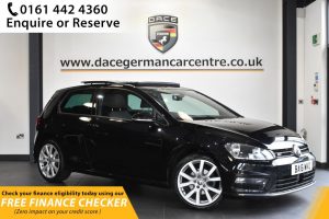 Used 2016 BLACK VOLKSWAGEN GOLF Hatchback 2.0 R LINE EDITION TDI BLUEMOTION TECHNOLOGY 3d 148 BHP (reg. 2016-06-30) for sale in Hale