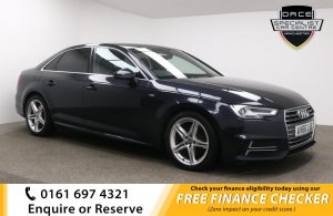 Used 2016 BLUE AUDI A4 Saloon 2.0 TDI ULTRA SPORT 4d 148 BHP (reg. 2016-09-29) for sale in Whitefield