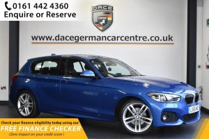 Used 2016 BLUE BMW 1 SERIES Hatchback 2.0 120I M SPORT 5d 181 BHP (reg. 2016-09-13) for sale in Hale