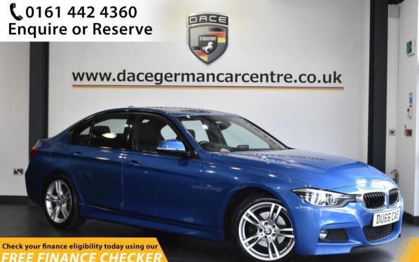 Used 2016 BLUE BMW 3 SERIES Saloon 2.0 320D M SPORT 4d AUTO 188 BHP (reg. 2016-09-07) for sale in Hale