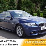 Used 2016 BLUE BMW 5 SERIES Saloon 3.0 530D M SPORT 4d AUTO 255 BHP (reg. 2016-02-08) for sale in Royton