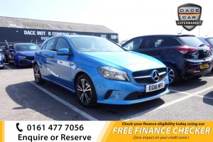 Used 2016 BLUE MERCEDES-BENZ A-CLASS Hatchback 1.5 A 180 D SE EXECUTIVE 5d 107 BHP (reg. 2016-08-09) for sale in Royton