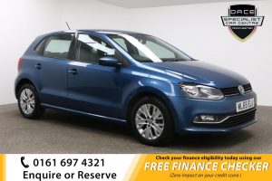 Used 2016 BLUE VOLKSWAGEN POLO Hatchback 1.4 SE TDI BLUEMOTION 5d 74 BHP (reg. 2016-02-10) for sale in Whitefield