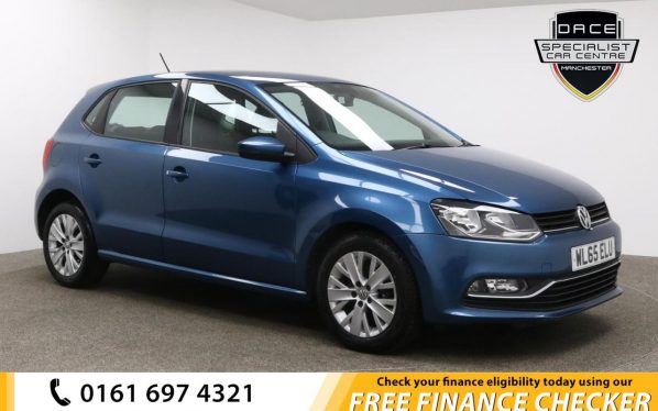Used 2016 BLUE VOLKSWAGEN POLO Hatchback 1.4 SE TDI BLUEMOTION 5d 74 BHP (reg. 2016-02-10) for sale in Whitefield
