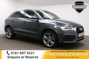 Used 2016 GREY AUDI Q3 Estate 2.0 TDI QUATTRO S LINE PLUS 5d 148 BHP (reg. 2016-07-19) for sale in Whitefield
